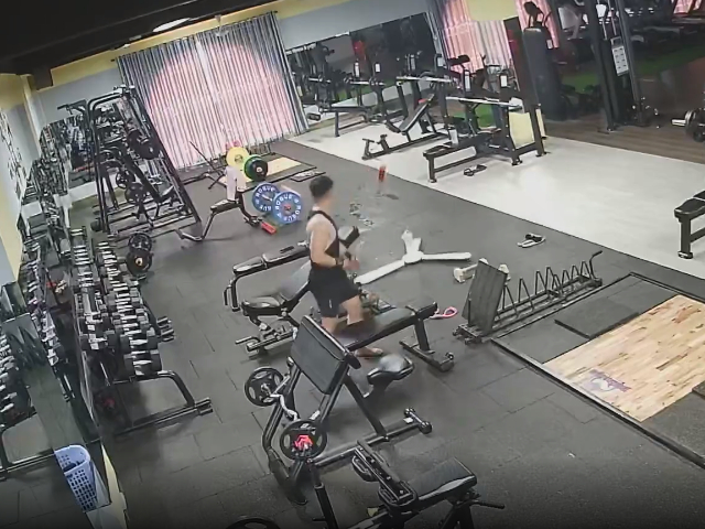 Caught On Camera: Man's Close Call With Falling Ceiling Fan