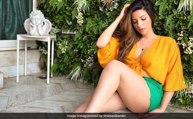 Shama Sikander Is Brighter Than Any Summer Day In A Bold Colour Block Outfit