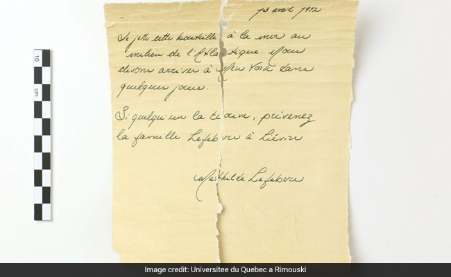 Titanic के डूबने से पहले क्या बोतल में भरकर समुद्र में फेंक दी गई थी ये चिट्ठी ?