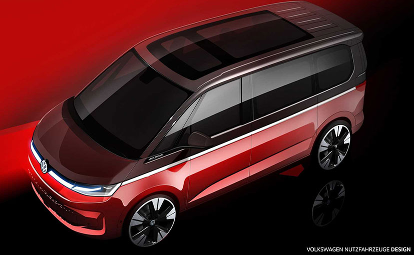 Volkswagen T7 eHybrid Three-Row Multivan Teased