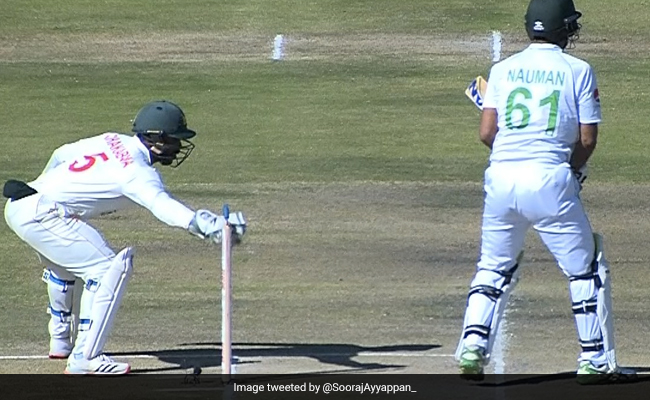 पाकिस्तानी बल्लेबाज का ZIM विकेटकीपर को हल्के में लेना पड़ा महंगा, क्रीज के अंदर रहने के बाद भी हुआ स्टंप..देखें Video