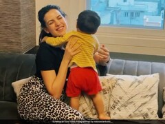 Natasa Stankovic Introduces Son Agastya To His New Buddy