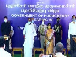 N Rangasamy, NR Congress Chief, Takes Oath As Puducherry Chief Minister N Rangasamy, NR Congress Chief, Takes Oath As Puducherry Chief Minister