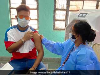 "Step Up And Get The Vaccine": Rishabh Pant Gets First COVID-19 Shot, Asks All To Follow Suit