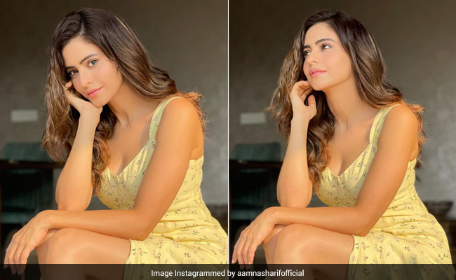 Aamna Sharif Looks Like Pure Sunshine In A Pretty Yellow Midi Dress