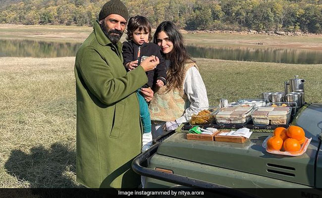 Lockdown Picnic: Arjun Rampal, Gabriella Demetriades And Son Arik's Party Of Three