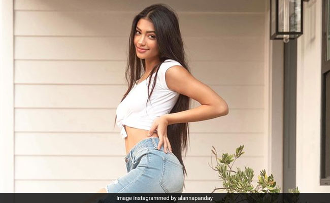 Alanna Panday Can Even Make A Simple White Crop Top And Denims Look All Fabulous