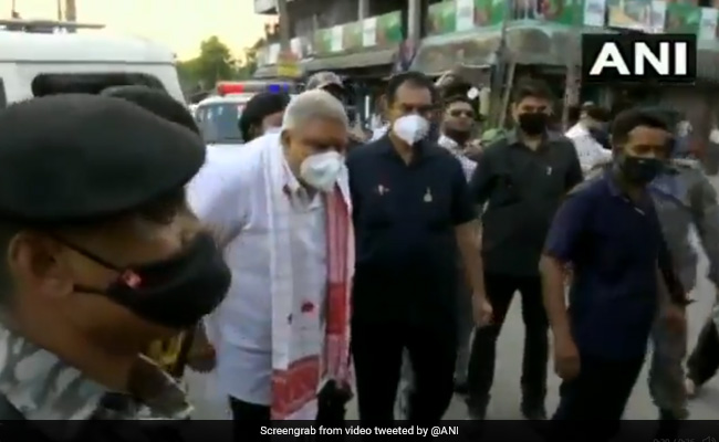 Bengal Governor Shown Black Flags During Visit To Violence-Hit Areas