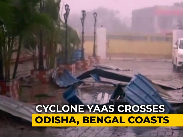 Cyclone Yaas Crosses Odisha Coast, Weakens Into "Severe Cyclonic Storm"