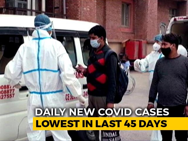 India Sees Lowest Daily Rise In COVID-19 Cases In 45 Days