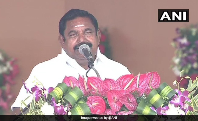 "DMK Planning To Destroy AIADMK's B-Team": E Palaniswami
