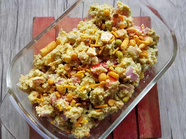 How To Make Dhokla Chaat | Easy Dhokla Chaat Recipe Video