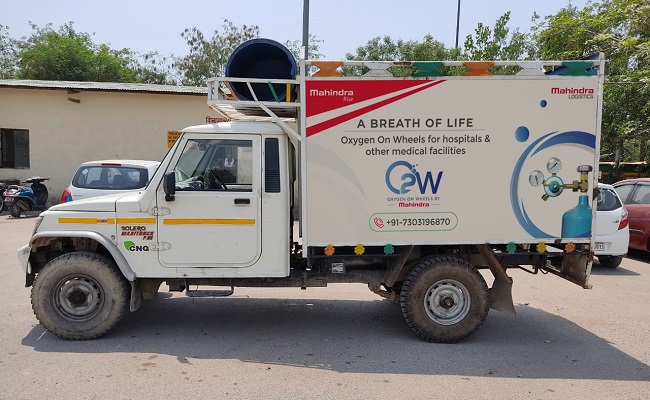 Mahindra's 'Oxygen On Wheels' Free Service Initiative Now Operational In Eight Cities