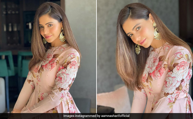Aamna Sharif Is Prettier Than A Bouquet For Eid In Her Floral <i>Anarkali </i>