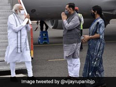 PM Reaches Gujarat, Does Aerial Survey To Review Cyclone Tauktae Damage