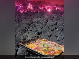 Wait, What: This Man Makes Pizza On Active Volcano - Watch Video Wait, What: This Man Makes Pizza On Active Volcano - Watch Video