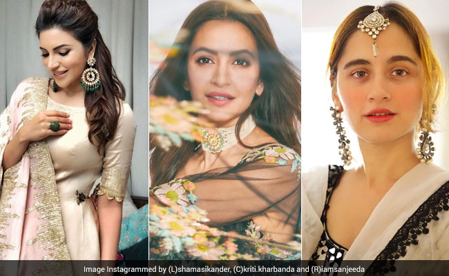 From Sanjeeda Shaikh To Shama Sikander, Tinsel Town Rang In Eid 2021 In Their Best Outfits