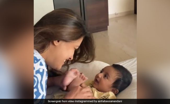 How Anita Hassanandani Talks To Her Newborn Son Aaravv