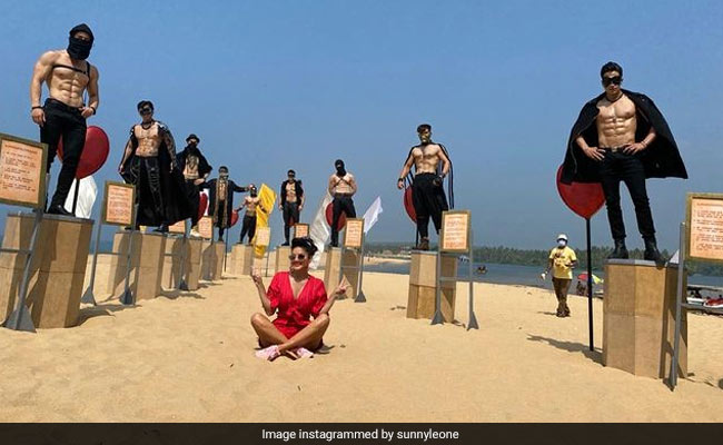 Just Another Fun Day At Work For Sunny Leone