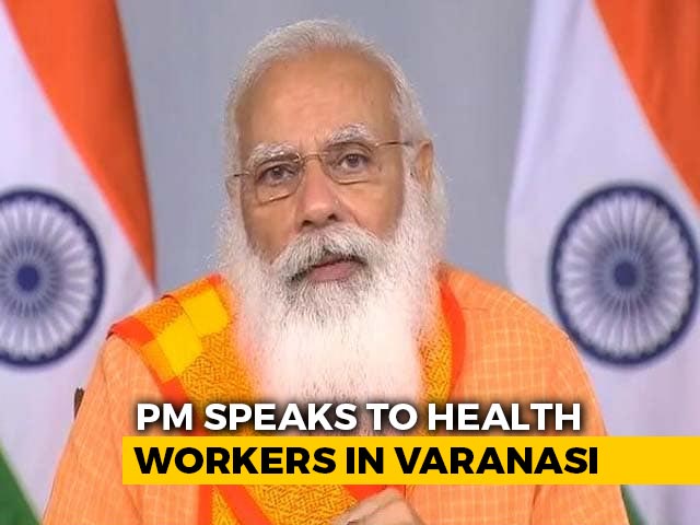PM Addresses Doctors, Frontline Workers In Varanasi