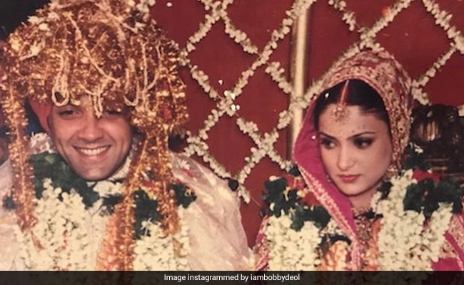 "You Mean The World To Me," Writes Bobby Deol For His Wife Tanya On 25th Wedding Anniversary