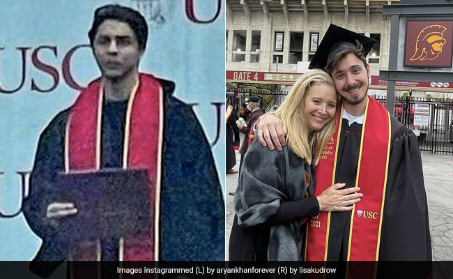 Are Aryan Khan And Lisa Kudrow's Son <I>F.R.I.E.N.D.S</i>? See Viral Graduation Day Pics