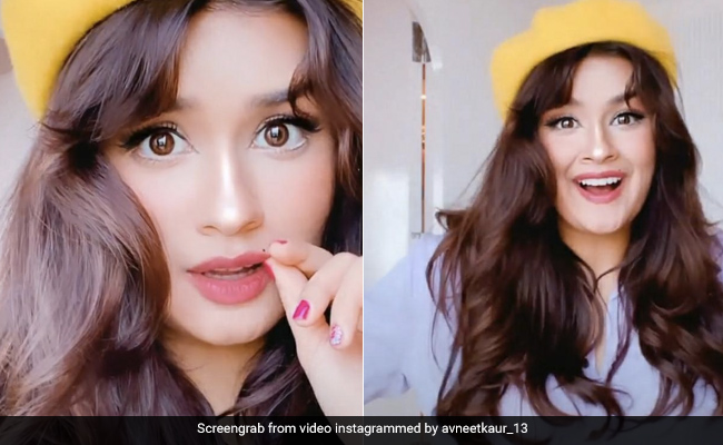 Avneet Kaur ने गाने पर दिए जबरदस्त एक्सप्रेशन, Video शेयर कर बोलीं- लव मी थोड़ा और...