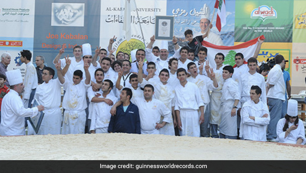 Lebanon Chef Breaks Records By Whipping Largest Serving Of Hummus