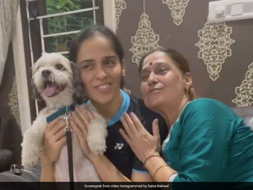 "Puppy Love": Saina Nehwal Shares Adorable Video With Her Mother And Dog