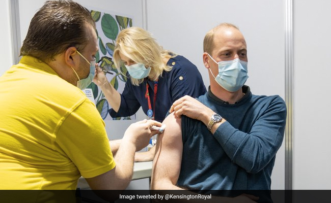 Britain's Prince William Gets First Dose Of Covid Vaccine