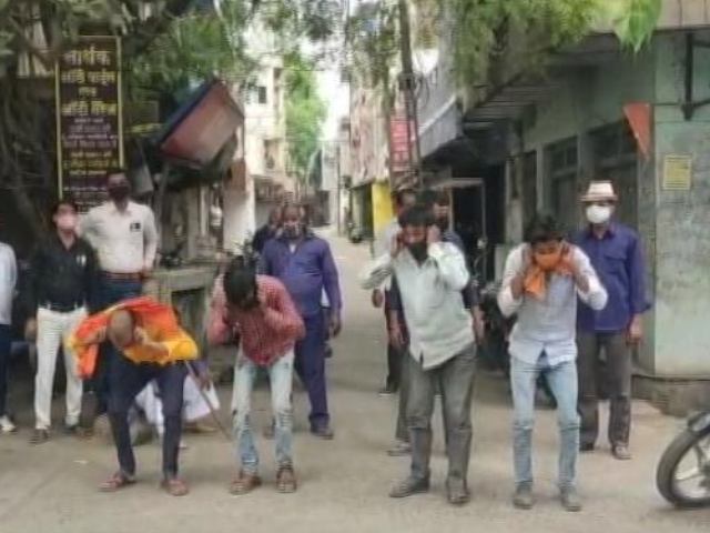 Madhya Pradesh Covid Curfew Violators Made To Do Exercises