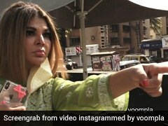 राखी सावंत ने राह चलते लोगों से कहा ‘ऐ मास्क लगा’, यूजर्स बोले- पहले खुद तो पहन लो...देखें Video