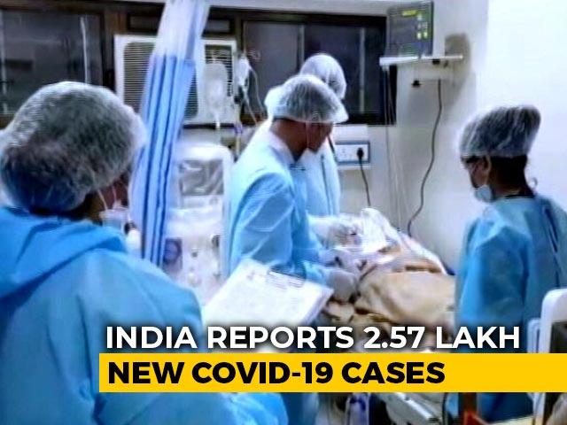 2.57 Lakh New Covid Cases In India; Highest Testing In A Day