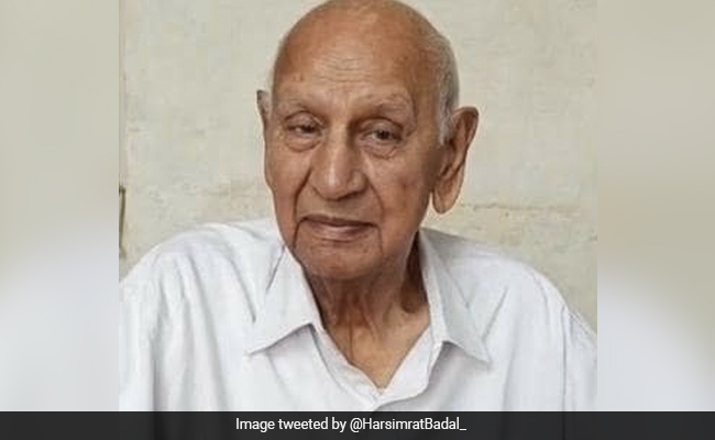 Raghunandan Lal Bhatia, Six-Time Congress MP From Amritsar, Dies At 100