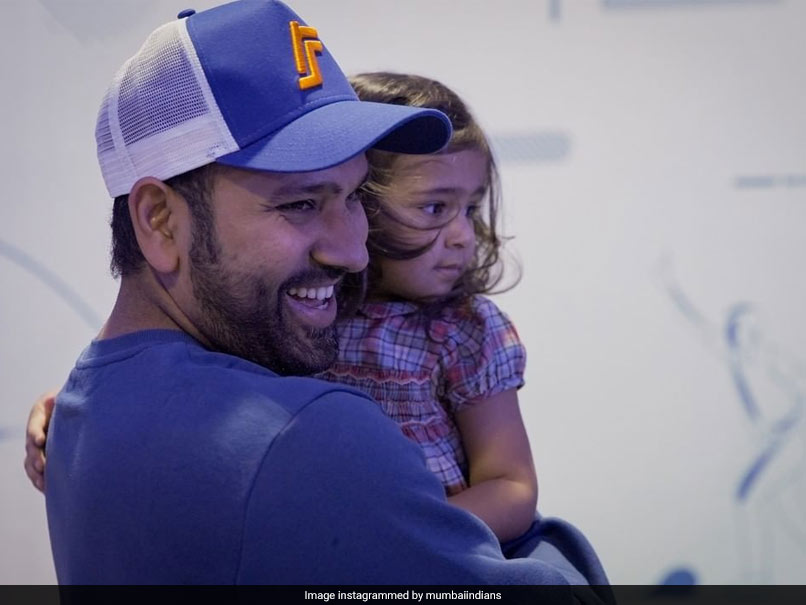 IPL 2021: Rohit Sharmas "Cutest Partnership" With Daughter Samaira Has Mumbai Indians Gushing