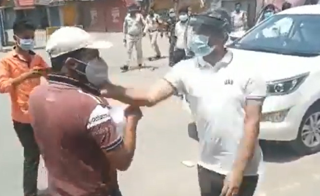 Video: Man Going To Buy Medicine Slapped By IAS Officer, Thrashed By Cops