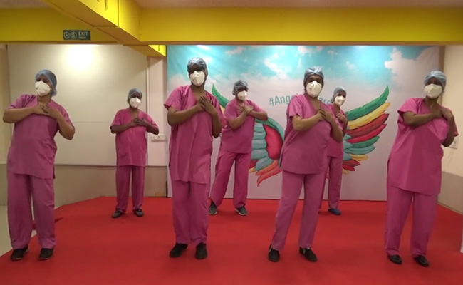 Watch: Nurses Dance To '<i>Hum Honge Kamyaab</i>' At Mumbai Hospital