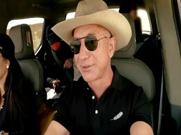Jeff Bezos Spotted Driving Rivian R1T In Blue Origin New Shepard Video  Jeff Bezos Spotted Driving Rivian R1T In Blue Origin New Shepard Video