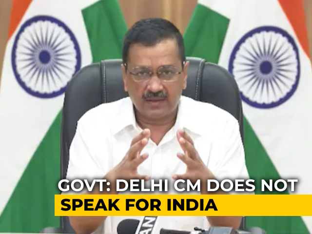 Arvind Kejriwal "Doesn't Speak For India": Centre As Singapore Objects