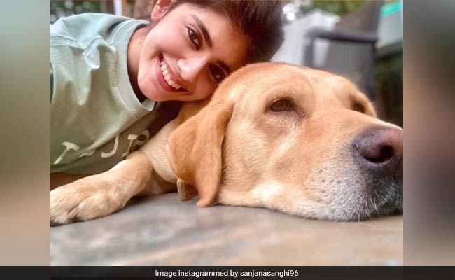 Sanjana Sanghi’s “Pranayama Mornings” Begin With Meditation And Dog Therapy