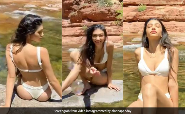 Alanna Panday Gives Her Arizona Getaway A Chic Touch In A White Bikini