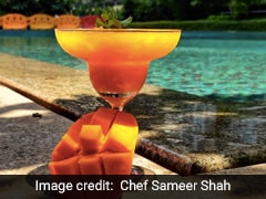 Frozen Mango- Pineapple Margarita