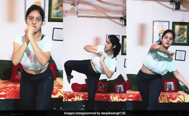 दीपिका सिंह ने फास्ट फॉरवर्ड में शेयर किया वर्कआउट Video, फैंस बोले- इससे ज्यादा फनी कुछ नहीं हो सकता...