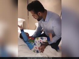 "Different Shades" Of Imran: Irfan Pathan Shares Adorable Video With Son On Social Media "Different Shades" Of Imran: Irfan Pathan Shares Adorable Video With Son On Social Media
