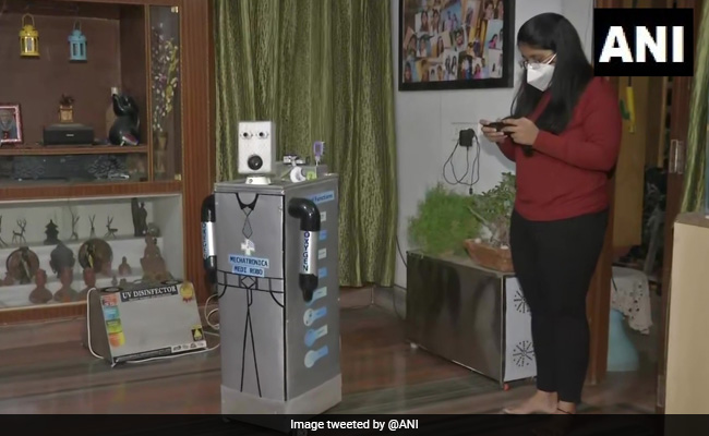 Bihar Student Develops "Robot" To Assist In Treatment Of Covid Patients Bihar Student Develops "Robot" To Assist In Treatment Of Covid Patients