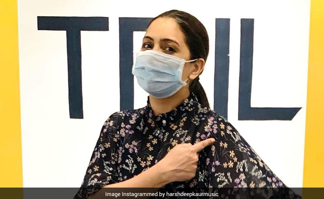 New Mom Harshdeep Kaur Gets First COVID Vaccine Shot