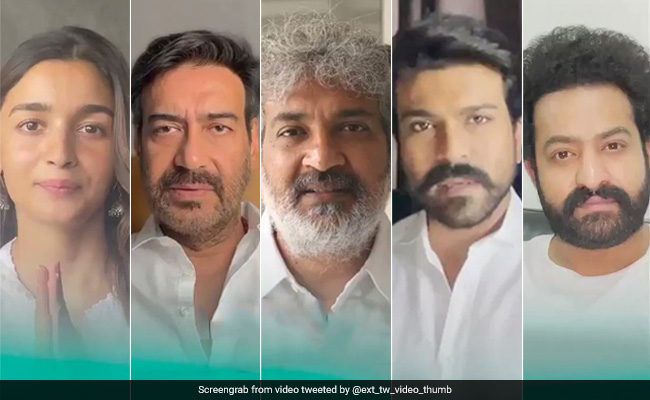 RRR की टीम ने जारी किया Video संदेश, लोगों से कोरोना प्रोटोकॉल फॉलो करने का किया आग्रह