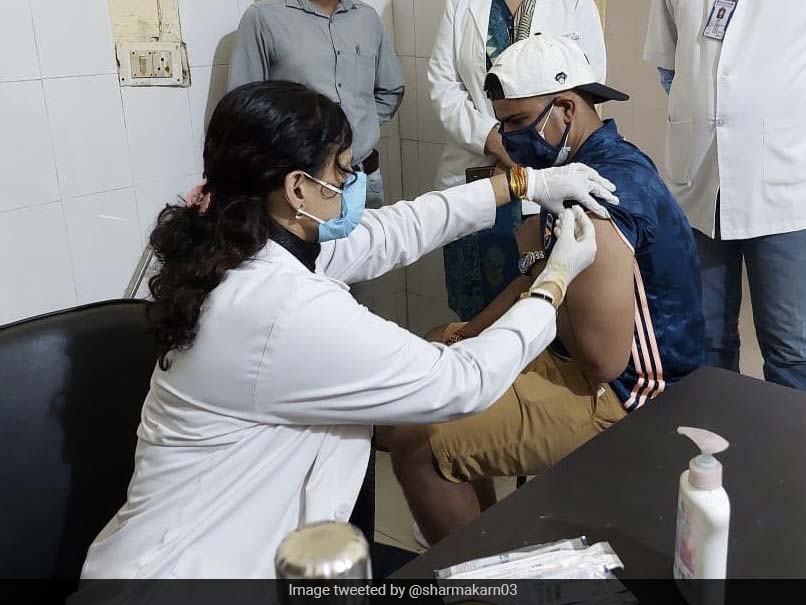 "Grateful" Karn Sharma Gets First Dose Of COVID-19 Vaccine, Urges All To Follow Suit