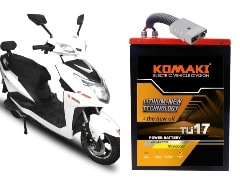 Komaki Announces New Battery Tech For Its Electric Scooters With A Range of 220 Km