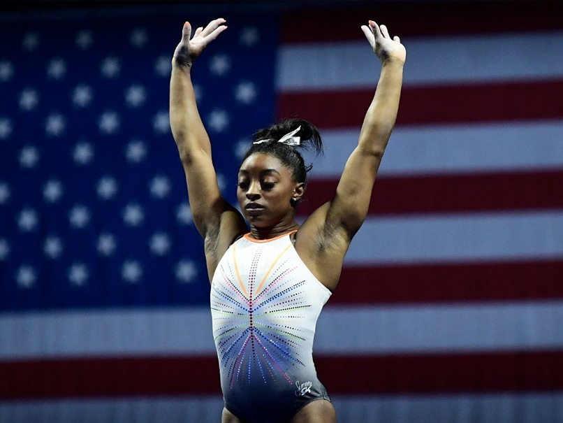 Simone Biles Returns To Competition With Historic Vault